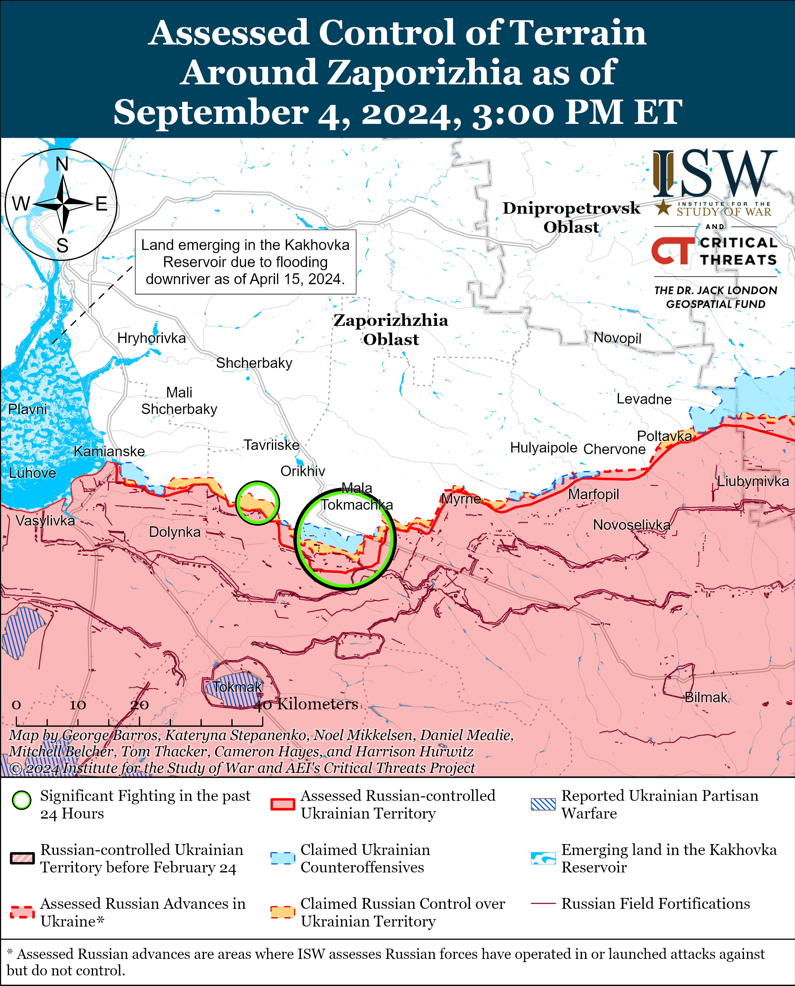 ЗСУ відновили позиції на Донбасі, але й РФ має успіхи: карти ISW